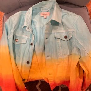 Rainbow Jean Jacket
